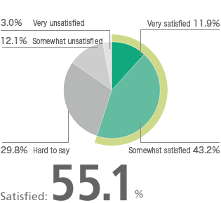 Degree of satisfaction