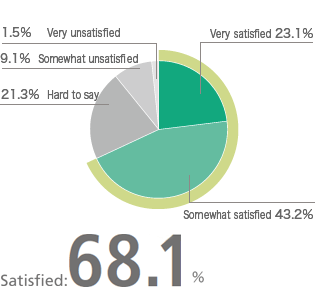 Degree of satisfaction